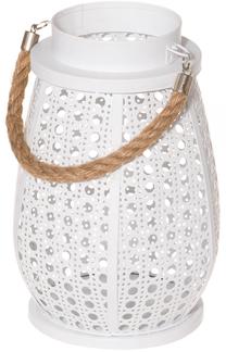 Žvakidė 4Living Meri 111077, metalas, Ø 170 cm, 25 cm, balta