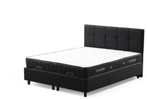 Lova dvigulė Kalune Design Vitalia, 150 x 200 cm, antracito, su čiužiniu, su grotelėmis