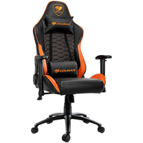 Žaidimų kėdė Cougar Gaming Outrider, 57 x 52 x 117 - 123 cm, juoda/oranžinė