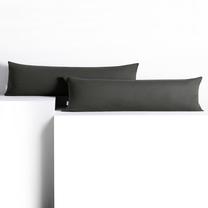 Pagalvės užvalkalas Restilo Amber, pilka, 145 cm x 20 cm