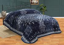 Lovatiesė Mijolnir SuperSoft 303EVN1147, tamsiai mėlyna, 220 cm x 240 cm