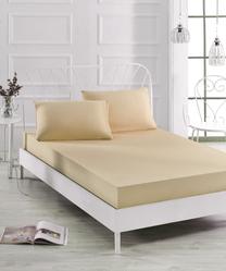 Paklodžių rinkinys Mijolnir Düzboya 162ELR0533, šviesiai ruda, 100 x 200 cm, su guma