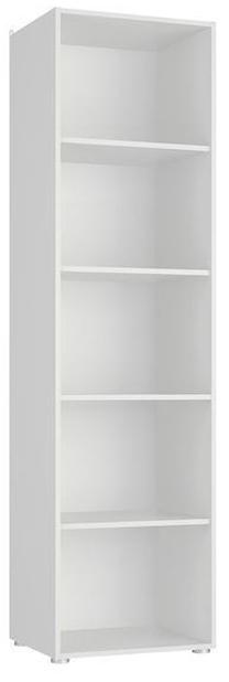 Spinta Tuckano Bookcase, balta, 55 cm x 55 cm x 201 cm