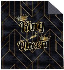 Lovatiesė NHL-046, aukso/juoda/grafito, 220 cm x 240 cm