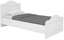 Lova viengulė Kalune Design Alessa, 90 x 190 cm, balta, be čiužinio