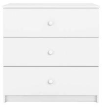 Komoda Kocot Kids Babydreams KOBD_BI_B_WZ, balta, 41 cm x 80 cm x 80.5 cm