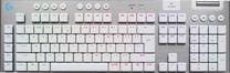 Klaviatūra Logitech G915 X Lightspeed GL Tactile, Anglų (US), balta/sidabro