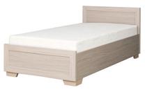 Lova viengulė Bodzio Majorka MA90-BM Latte, 90 x 200 cm, smėlio, be čiužinio, su grotelėmis