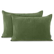 Dekoratyvinės pagalvėlės užvalkalas AmeliaHome Palsha Green, žalia, 70 cm x 50 cm, 2 vnt.