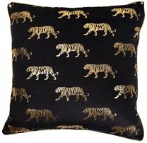 Dekoratyvinė pagalvėlė Majestic, aukso/juoda, 45 cm x 45 cm