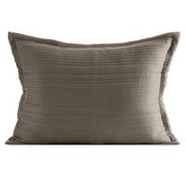 Dekoratyvinės pagalvėlės užvalkalas Tara, tamsaus smėlio spalva, 70 cm x 50 cm