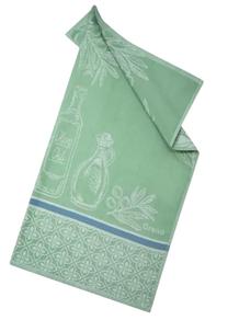 Virtuvinis rankšluostis Greno SAO-46, baltas/žalias, 70 cm x 50 cm