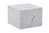 Kavos staliukas Kayoom Cuboid 125, baltas, 55 cm x 55 cm x 40 cm