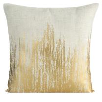 Dekoratyvinės pagalvėlės užvalkalas Imani, aukso/kreminė, 45 cm x 45 cm