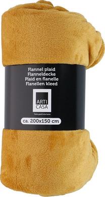 Pledas Articasa, geltona, 150 cm x 200 cm