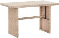 Lauko stalas VLX Garden Table, smėlio ruda, 110 cm x 60 cm x 67 cm
