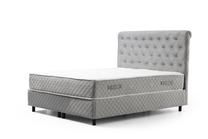 Lova viengulė Kalune Design Sonata, 90 x 190 cm, pilka, be čiužinio, su grotelėmis
