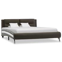 Lova pusantros vietos VLX, 120 x 200 cm, pilka, be čiužinio, su grotelėmis