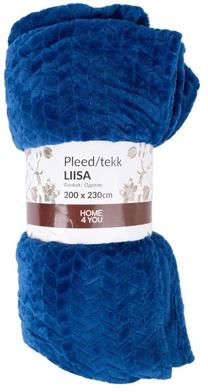 Pledas 4Living Liisa 10557933, mėlynas, 200 cm x 230 cm