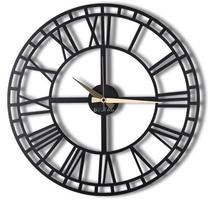 Laikrodis Wallity Wall Clock Classic XL, juoda