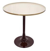 Kavos staliukas Kayoom Art Deco, kreminė/violetinė, 51 cm x 51 cm x 52 cm