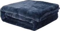 Pledas TODAY Winter Spirit, tamsiai mėlyna, 125 cm x 150 cm