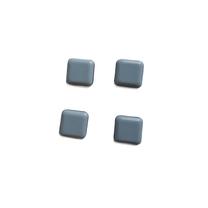 Lipnūs baldų padukai Haushalt, pilka, 24x24 mm, 8 vnt