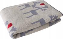 Pledas Boltze Lovelies, baltas/raudonas/pilkas, 130 cm x 180 cm