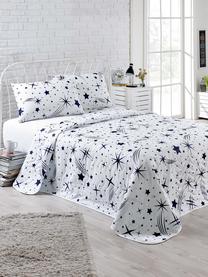 Lovatiesė Mijolnir Halley 162ELR9135, balta/tamsiai mėlyna, 160 cm x 220 cm