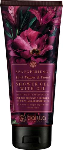 Kūno prausimosi želė Barwa SPA Experience Pink Pepper & Violet, 200 ml