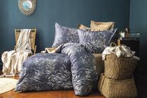 Patalynės užvalkalų komplektas Masterjero Shiro, pilkas, 140 x 200 cm