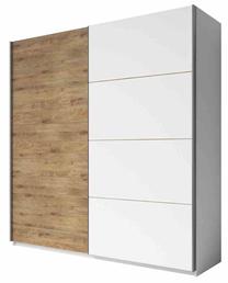 Spinta Helvetia Galaxy 18, ąžuolo/balta, 220 cm x 61 cm x 210 cm