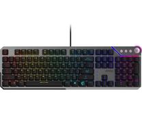 Klaviatūra MSI Strike 600 SILENT Kailh Midnight Pro Silent, Anglų (US), sidabro