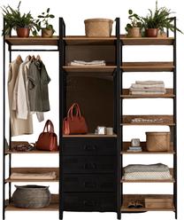 Lentyna Kalune Design Dynamic Takım 38, juoda/pušies, 192 cm x 52 cm x 225 cm