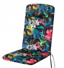 Lauko kėdės pagalvėlė Hobbygarden Antonia 3D, juoda/įvairių spalvų, 121 x 50 cm