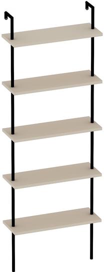 Lentyna Kalune Design Teos 550ARN1645, juoda/smėlio, 22 cm x 60 cm x 165 cm