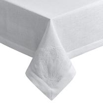 Staltiesė stačiakampė Elen, balta, 140 x 180 cm