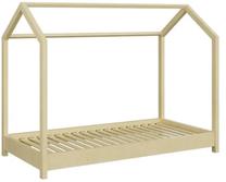 Vaikiška lova viengulė Kocot Kids Bella LBE_NA_18-8BS_BM, ruda, be patalynės dėžės, be čiužinio