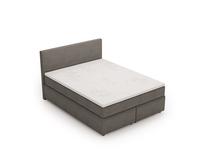 Lova dvigulė continental Polak Meble Sleep, 180 x 200 cm, pilka, su čiužiniu, su grotelėmis