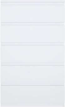 Komoda Forte LSQK312-120, balta, 42.2 cm x 77.2 cm x 128 cm