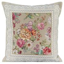 Dekoratyvinės pagalvėlės užvalkalas JGI-01, beržo/įvairių spalvų/smėlio, 45 cm x 45 cm