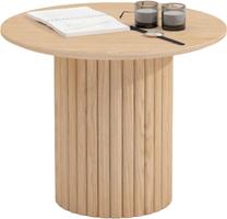 Kavos staliukas Home4you Cindy, ąžuolo, 50 cm x 50 cm x 40 cm