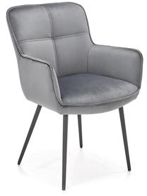 Valgomojo kėdė K463, pilka, 59 cm x 64 cm x 87 cm