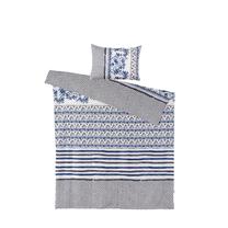 Patalynės užvalkalų komplektas Masterjero Brezza, baltas/juodas, 150 x 200 cm