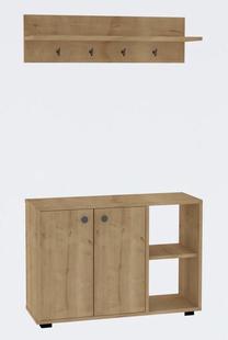 Prieškambario baldų komplektas Kalune Design Venom 495SSE1402, vidaus, ąžuolo