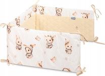 Apsauginis bortelis Sensillo Muslin Bunny, balta/smėlio, 120 cm x 60 cm