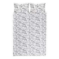 Patalynės užvalkalų komplektas Domoletti Savanna MV-7497, pilkas, 160 x 200 cm