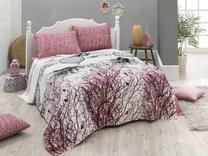 Patalynės užvalkalų komplektas Mijolnir Palvin 143EPJ5670, baltas/raudonas, 200 x 235 cm