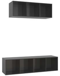 TV staliukas VLX 079798, pilkas, 37 cm x 37 cm x 142.5 cm