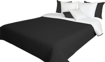 Lovatiesė NMA-001, balta/juoda, 200 cm x 220 cm